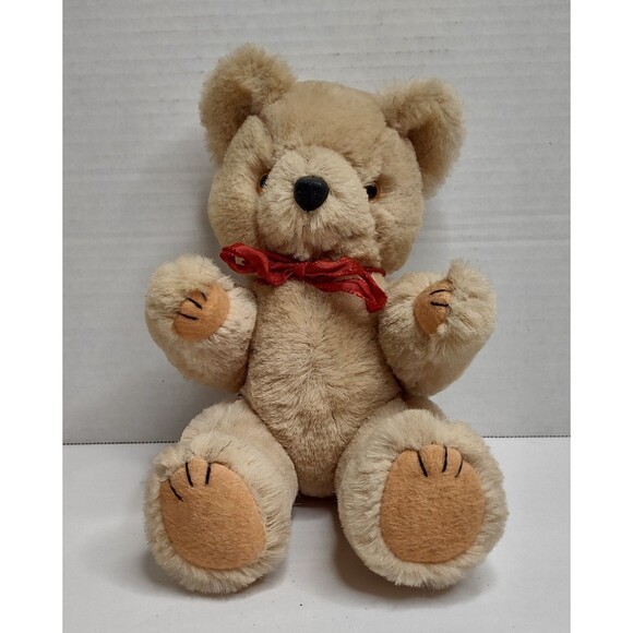 Other - Fabri-Centers Of America Tan Cream Teddy Bear with Jointed Arms and Legs Vintage